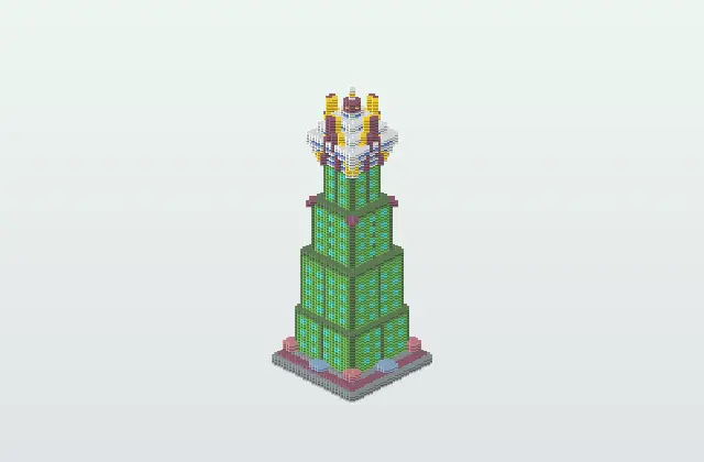 Compact Chrysler Building Art Deco Skyscraper preview