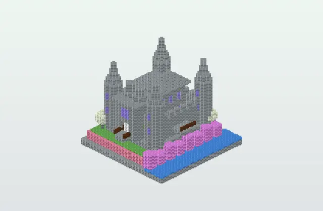 Neo-Gothic Cliffside Castle preview