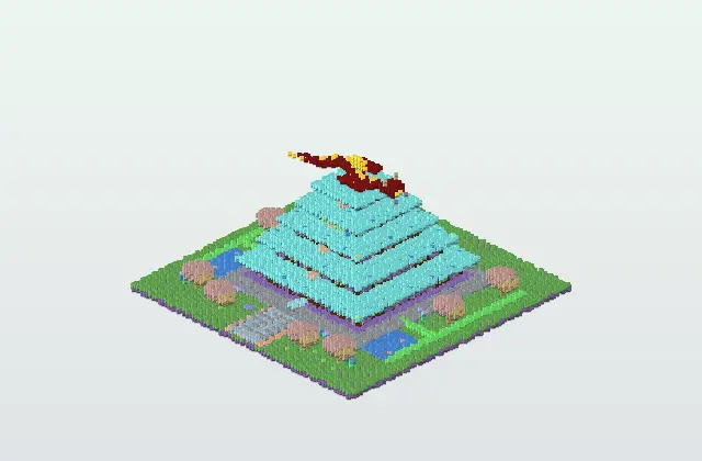 Ultimate Cherry Dragon Pagoda Survival Base preview