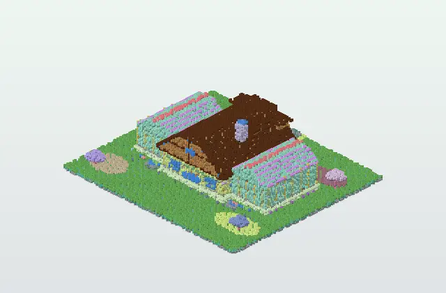 Ultimate Cottagecore Greenhouse Survival Base preview
