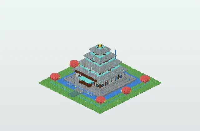 Ultimate Japanese Sakura Castle Survival Base preview
