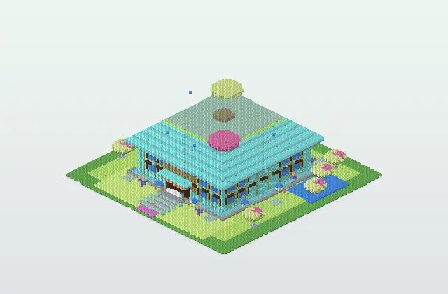 Ultimate Lush Cave Axolotl Aquarium Survival Base preview