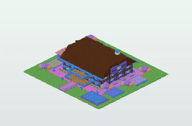 Cottagecore Survival Farmhouse Schematic preview