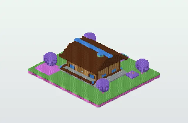 Fantasy Starter House - Detailed Survival Base Schematic preview