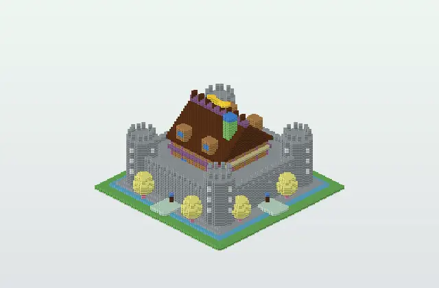 Grand Medieval Fantasy Survival Castle House preview