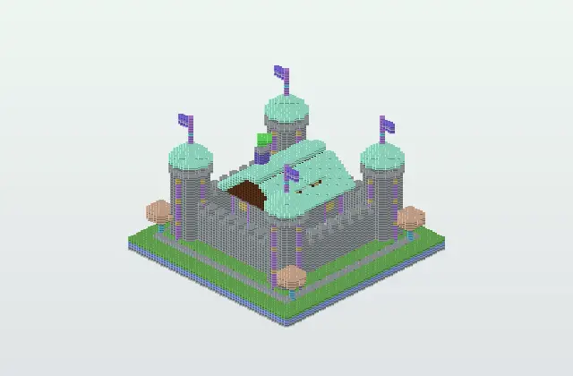 Grand Medieval Survival Castle House preview