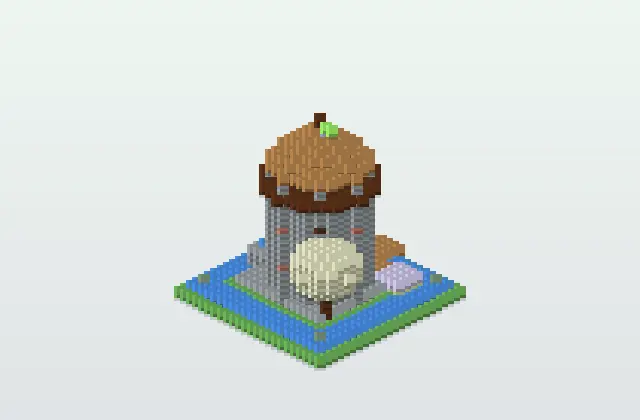 Oakspire Compact Medieval Tower Base preview