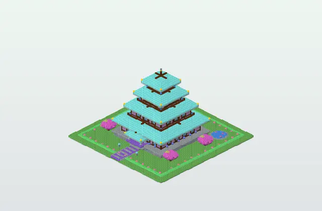 Sakura Pagoda Castle preview