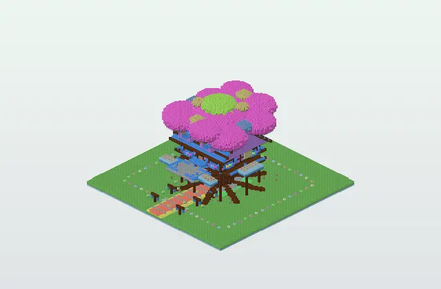 Ultimate Blossom Treehouse Survival Base preview