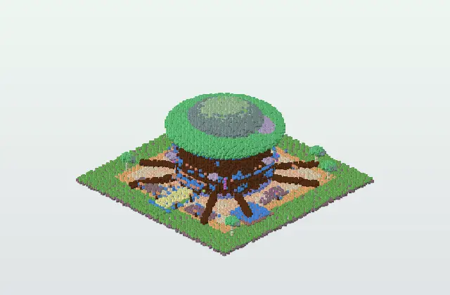 Ultimate Enchanted Tree Stump Cottage Survival House preview
