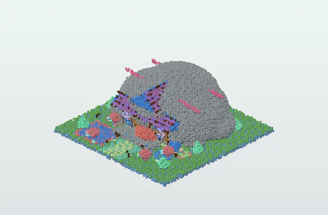 Ultimate Hidden Mountain Survival Base preview