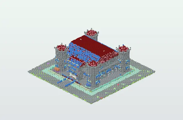 Ultimate Nether Blackstone Castle House Survival Base preview